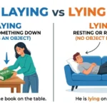 laying or lying