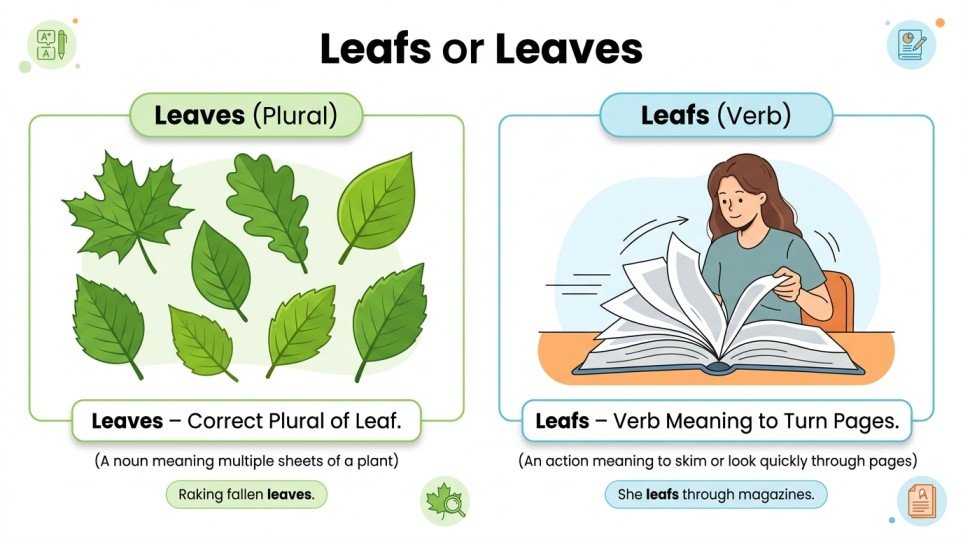 leafs or leaves