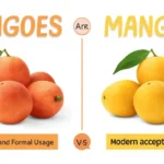 mangoes or mangos
