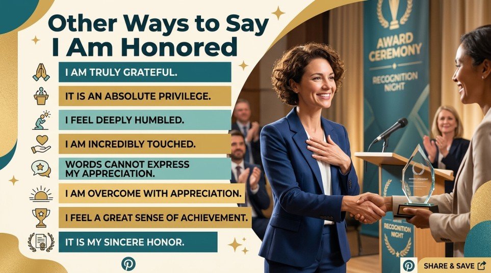 other ways to say i am honored
