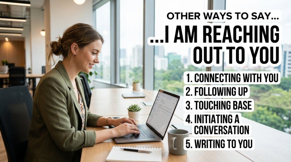 other ways to say i am reaching out to you