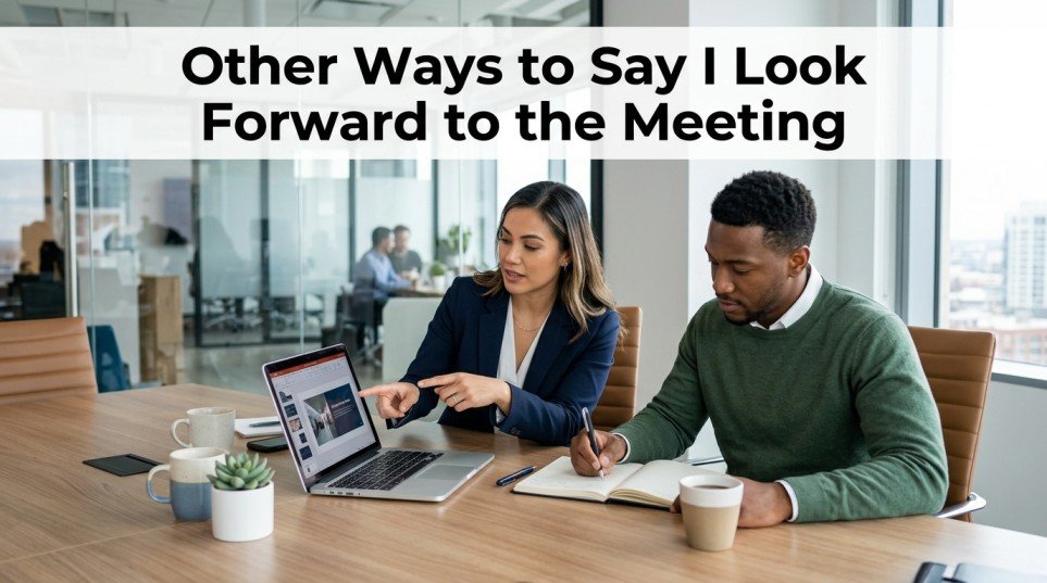 other ways to say i look forward to the meeting