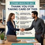 other ways to say thank you for taking care of this