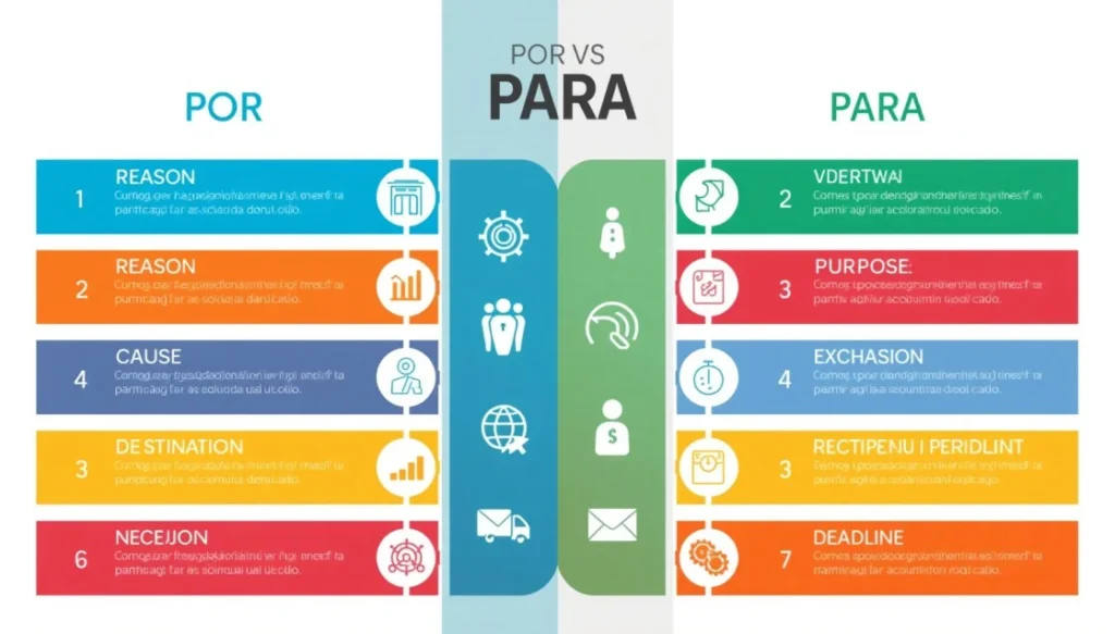 por or para