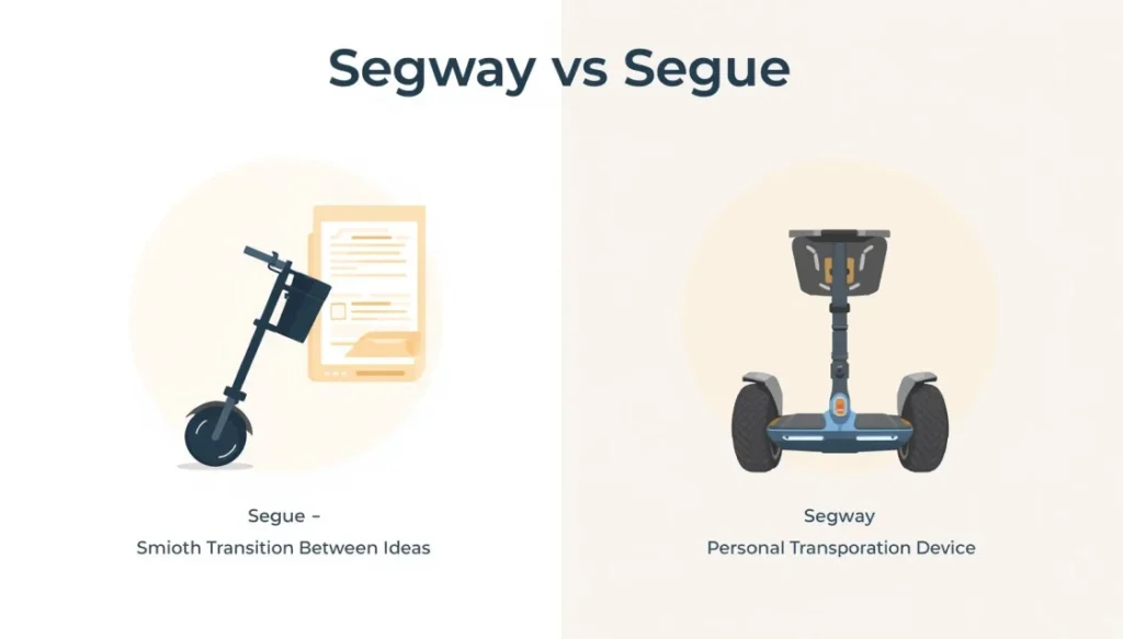 segway or segue