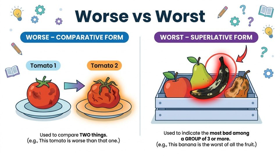 worse or worst